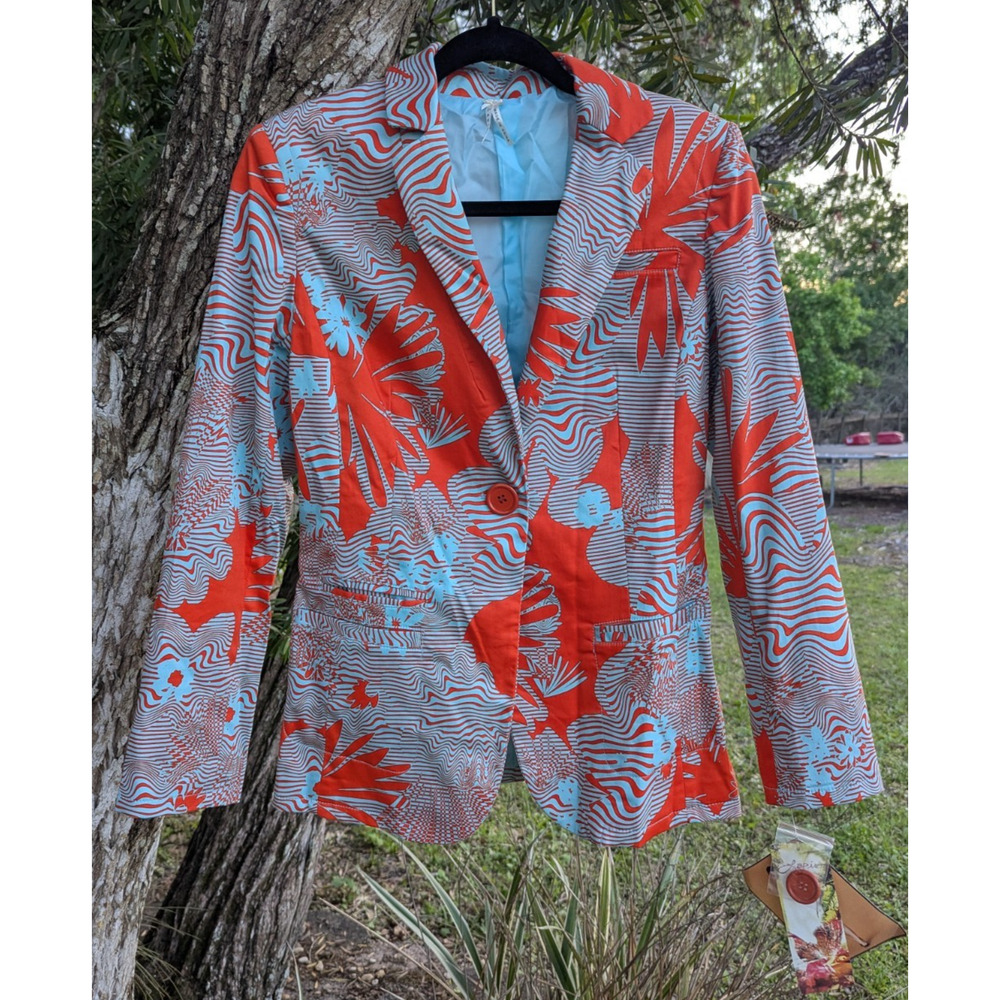 Lapis Colorful Woman's Jacket Top Blazer Size S Small NWT